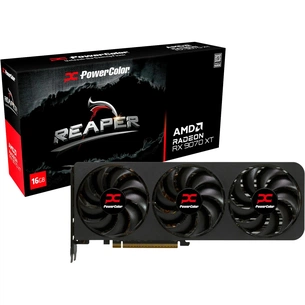 Відеокарта AMD Radeon RX 9070 XT 16GB GDDR6 Reaper PowerColor (RX9070XT 16G-A) зображення 1