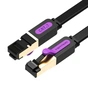 Патч-корд Vention CAT7 SFTP Ethernet, 3 m, Black (ICABI) - зменшене зображення 1