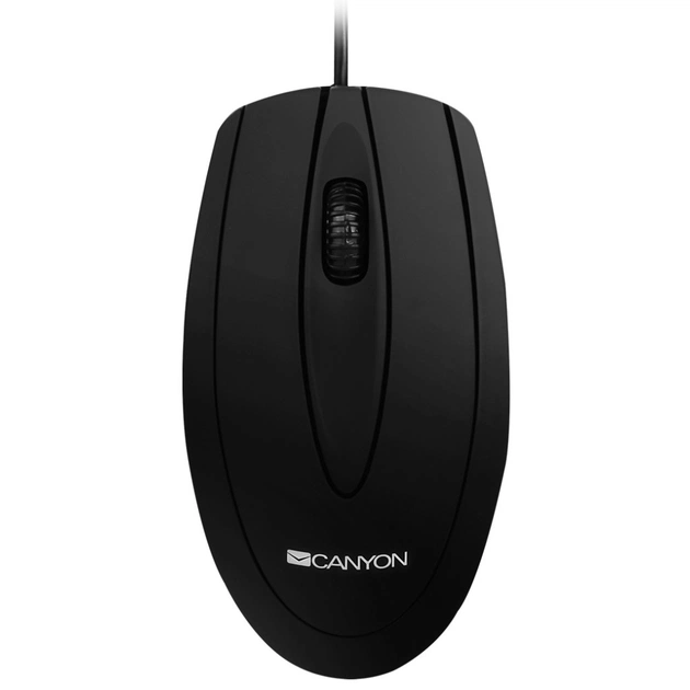 Мишка Canyon CM-1 USB Black (CNE-CMS1) - зображення 1