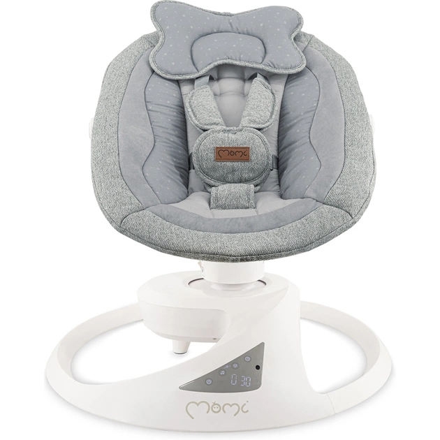 Крісло-гойдалка MoMi PEARL baby swing grey (BULE00040) - зображення 3