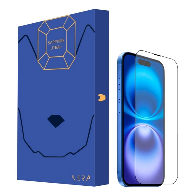 Скло захисне iLera Premium Sapphire Ultra + Corning Glass iPhone 16 Pro (ILPRSAP16PRO) - изображение 1