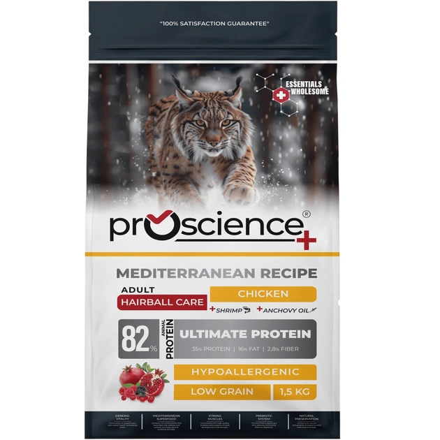 Сухий корм для кішок ProScience Adult Cat Chicken 15 кг (8694686407721) - зображення 1