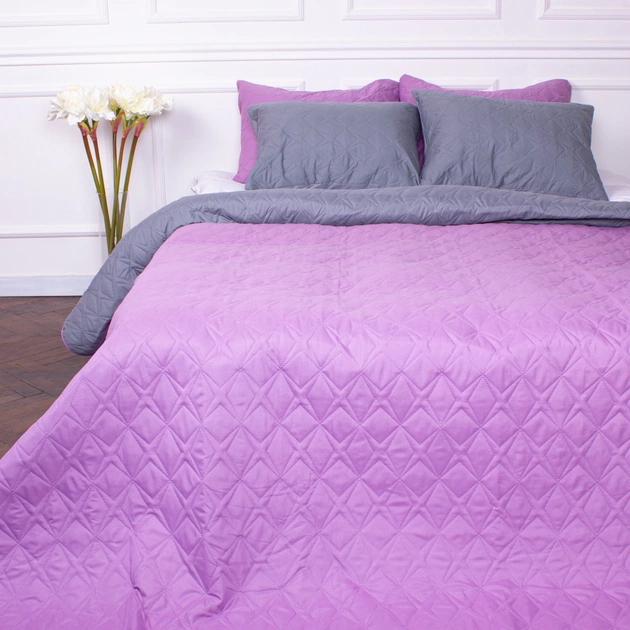 Покривало MirSon набір Trend Line №7110 Sweet lavender 150х210 + 4 наволочки 50х70 (2200005623855) - изображение 1