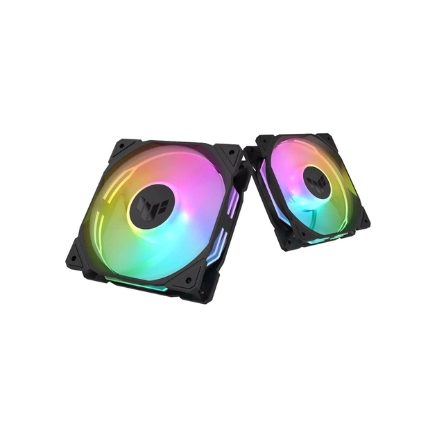 Кулер до корпусу ASUS TUF Gaming TR120 ARGB Reverse Triple Pack Black (90DA00D0-B09020) - зображення 11