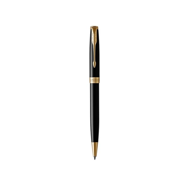Ручка шариковая Parker SONNET 17 Black Lacquer GT BP (86 032) - изображение 1