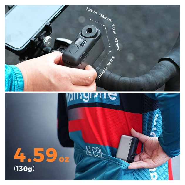 Велосипедний насос Flextail Tiny Bike Pump Pro 120 PSI (6975755967455) - зображення 8