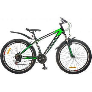 Велосипед Formula 26" NEVADA 2017 AM 14G Vbr рама-16" St чорно-зелений (OPS-FR-26-212) зображення 1