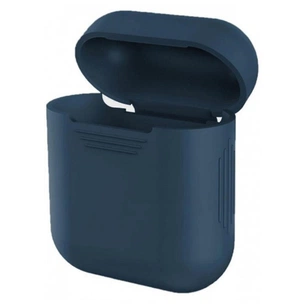 Чохол для навушників MakeFuture Apple AirPods Silicone Blue (MCL-AA1/2BL) зображення 1