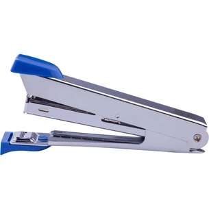 Степлер Buromax металевий №10,12 аркушів 94x42x21мм, синій (BM.4152-02) зображення 1