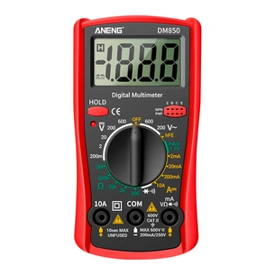 Цифровий мультиметр ANENG DM850, V, A, R, функція hFE (AN-DM850) зображення 1