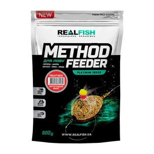 Прикормка Real Fish Method Feeder Фруктовий мікс 0.8kg (809.00.15) зображення 1