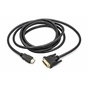 Кабель мультимедійний HDMI to DVI 3.0m PowerPlant (CA910991) - зменшене зображення 1