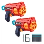 Іграшкова зброя Zuru X-Shot Red Швидкострільний бластер EXCEL FURY 4 2 PK (3 банки, 16 патронів) (36329R) - зменшене зображення 2
