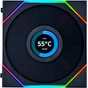 Кулер до корпусу Lian Li TL LCD 120-3, Black Cooler (G99.12TLLCD3B.00) - зменшене зображення 5
