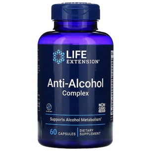 Вітамінно-мінеральний комплекс Life Extension Антиалкогольний комплекс, Anti-Alcohol Complex, 60 капсул (LEX22400) зображення 1