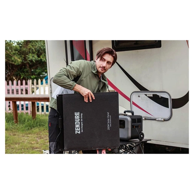 Портативна сонячна панель Zendure 200W MC4 (ZD200SP-BK-JH) - picture 12