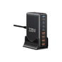 Зарядное устройство Essager 4xUSB-C + 4xUSB 320W GaN (EZC320W-QJB0G-Z) - уменьшенное изображение 1