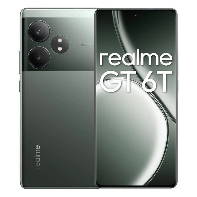 Мобільний телефон realme GT 6T 8/256GB Razor Green - изображение 1