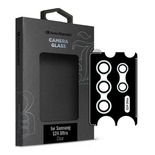 Скло захисне Armorstandart Camera glass Supreme Black Icon Samsung S24 Ultra Clear (ARM76616) зображення 1