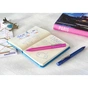 Ручка шариковая Faber-Castell автоматическая Grip 2010, корпус розовый, стержень синий М (0.7 мм) (26543) - уменьшенное изображение 3