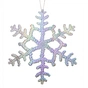 Ялинкова іграшка Novogod`ko Сніжинка 30 см Пластик Перламутр (974872) - preview 1