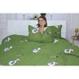 Постільна білизна MirSon Бязь Ranforce Elite 17-0399 TikTok Green 160x220 (2200004695693) - зменшене зображення 4