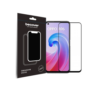 Скло захисне BeCover Oppo A96 Black (709770) зображення 1