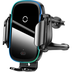 Універсальний автотримач Baseus Light Electric Holder Black (WXHW03-01) зображення 1