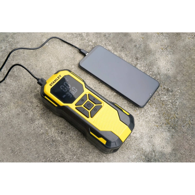 Автомобільний компресор Stanley 2in1, 10 Бар, 14,2 л/хв., powerbank 6000 mAh (SXIF0101) - picture 6