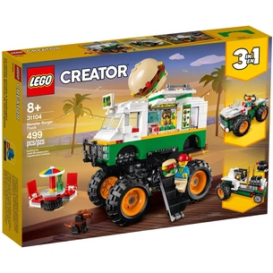 Конструктор LEGO Creator Вантажівка-монстр з гамбургерами 499 деталей (31104) зображення 1