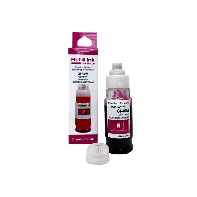 Чорнило Premium Quality Canon GI-40M 70ml Magenta (70264917) - зображення 1