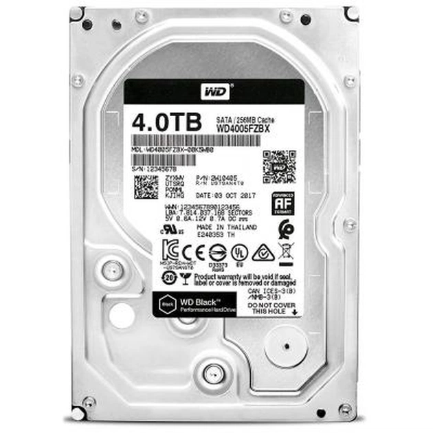 Жорсткий диск 3.5" 4TB WD (WD4005FZBX) - изображение 1