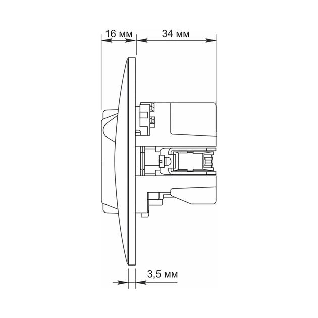 Розетка Videx VF-BNSK1GUC-SS - зображення 6