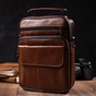 Сумка Vintage Чоловіча з натуральної шкіри Світло-коричнева (21954) - зменшене зображення 8