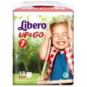 Підгузки Libero UpGo 7 16-26 кг 18 шт HERO (7322540686586) зображення 1