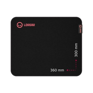 Килимок для мишки Lorgar Main 323 Black/Red (LRG-GMP323) зображення 1
