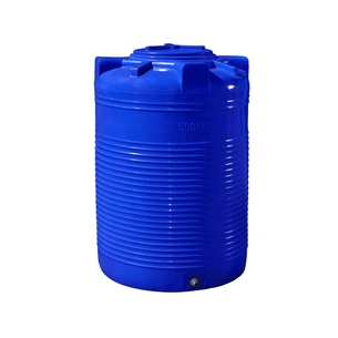 Ємність для води Рото Європласт вертикальна харчова 500 л синя (64) зображення 1