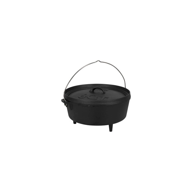 Котел туристичний Bo-Camp Dutch Oven Cast Iron 31 cm / 5 L Black (2122410) (DAS303290) - зображення 1