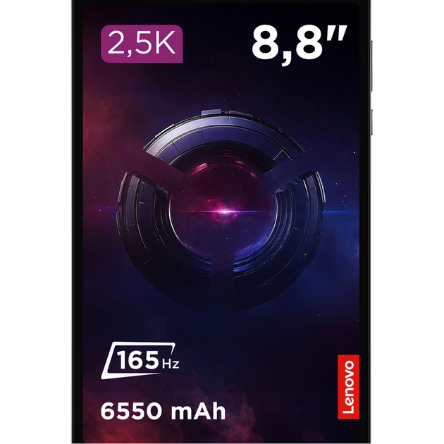 Планшет Lenovo Legion Tab (3rd Gen) 16/512 Eclipse Black + Case&Film (ZAEF0081UA) - зображення 1