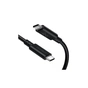 Дата кабель USB-C to USB-C 0.8m USB4 40Gbps PD 100W 8K60Hz Choetech (XCC-1028-BK) - зменшене зображення 1