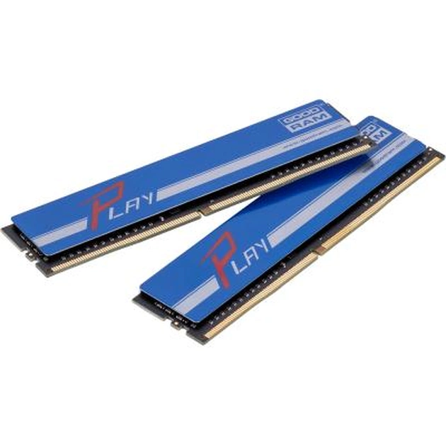 Модуль пам'яті для комп'ютера DDR4 16GB (2x8GB) 2400 MHz PLAY Blue Goodram (GYB2400D464L15S/16GDC) - изображение 1