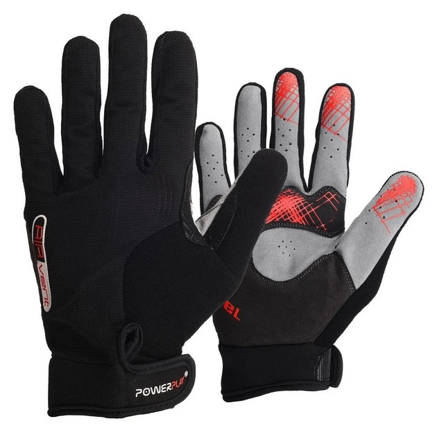 Велорукавиці PowerPlay 6581 Black L (6581_L_Black) - изображение 1