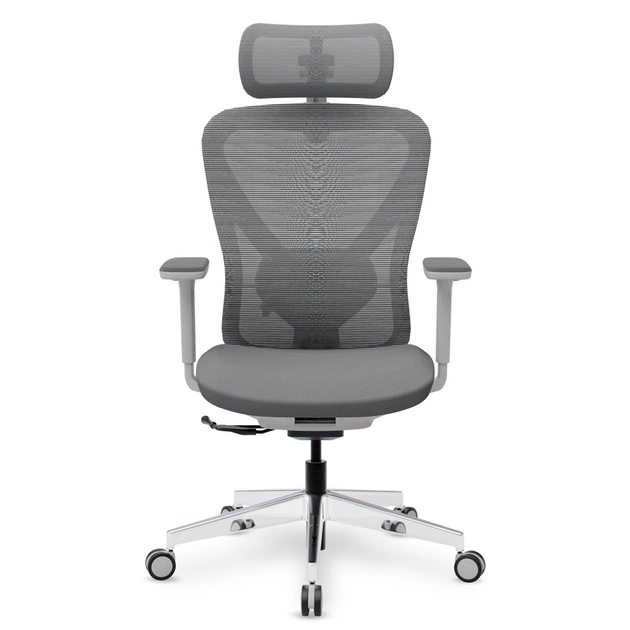 Офісне крісло Mealux Q1 Air Fabric Grey (HF-Q1 F/G) - зображення 3