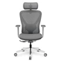 Офісне крісло Mealux Q1 Air Fabric Grey (HF-Q1 F/G) - зменшене зображення 3