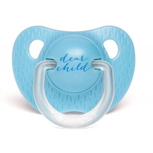 Пустушка Suavinex Сенс життя 6-18 міс блакитна (303324) зображення 1