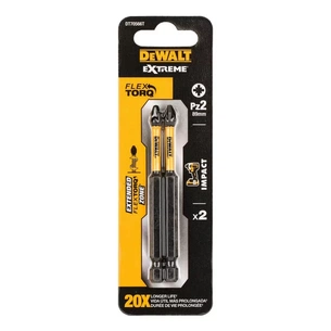 Набір біт DeWALT IMPACT TORSION, ударні, Pz2, L=89 мм, 2 шт (DT70566T) зображення 1