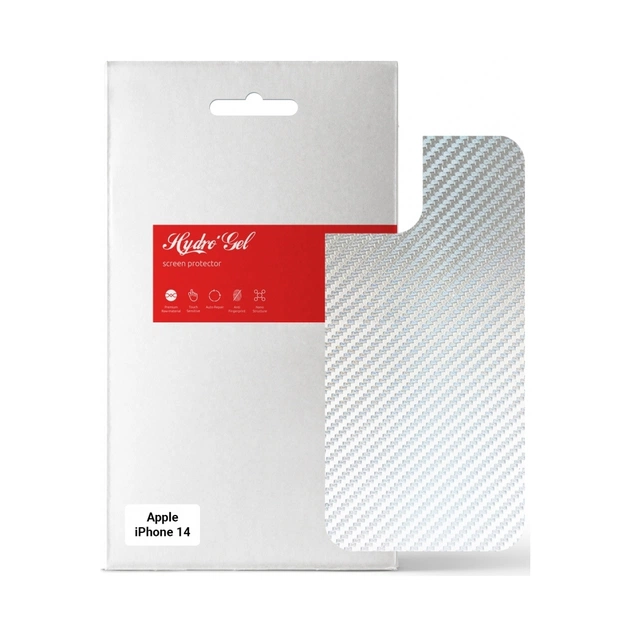 Плівка захисна Armorstandart back panel Apple iPhone 14 Carbone Silver (ARM64878) - зображення 1
