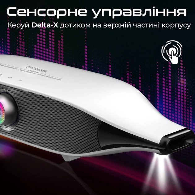 Акустична система Promate Delta-X 20W White (delta-x.white) - picture 11