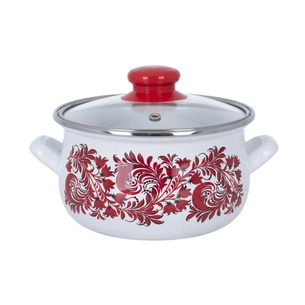 Каструля Infinity Red flowers 3.3 л (6415014) зображення 1