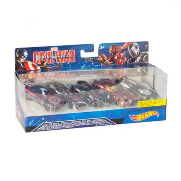 Автотрек Hot Wheels Первый Мститель: Противостояние 5 шт (DJT61) - изображение 1